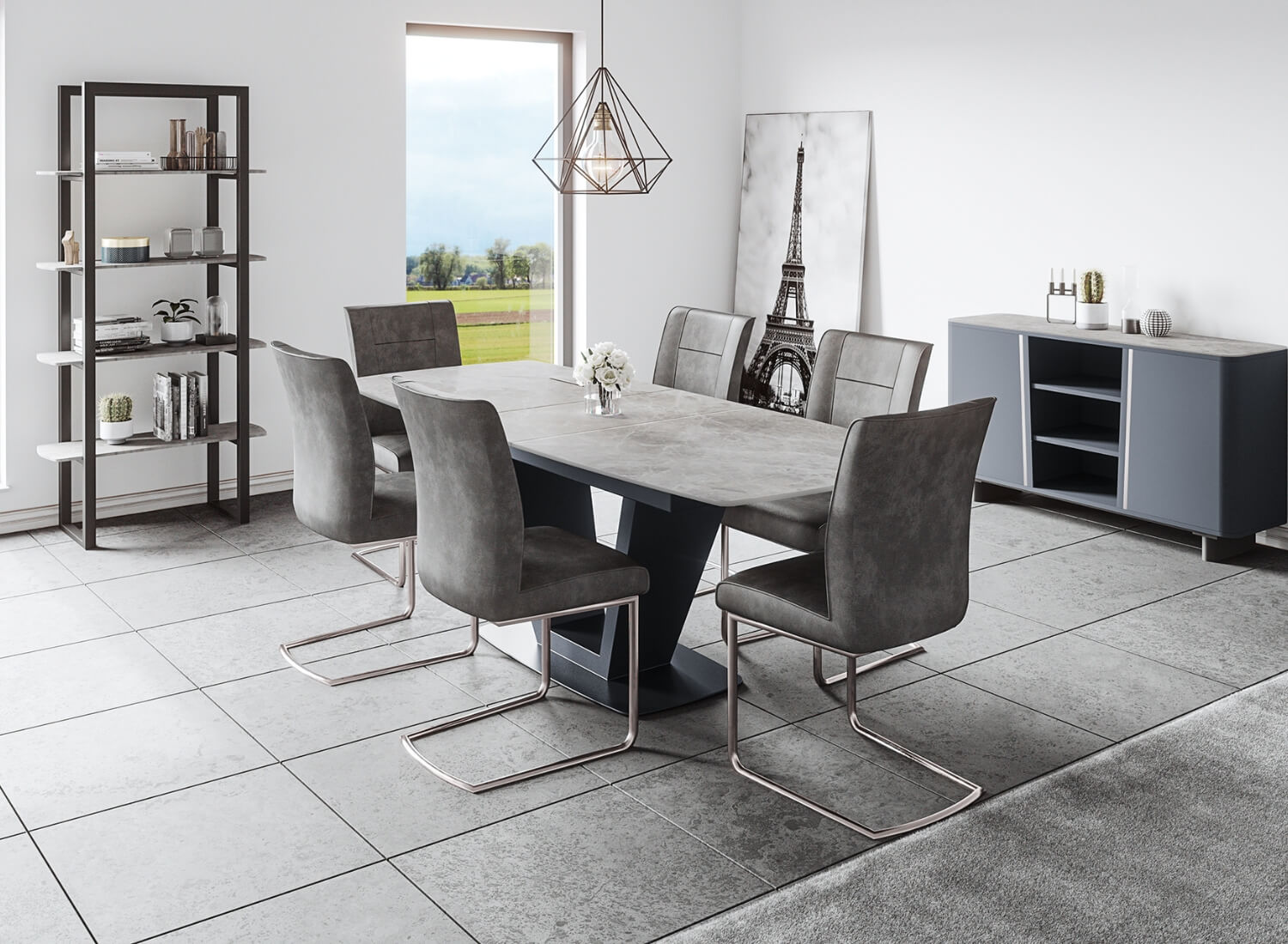 Avola Coffee Table Grey